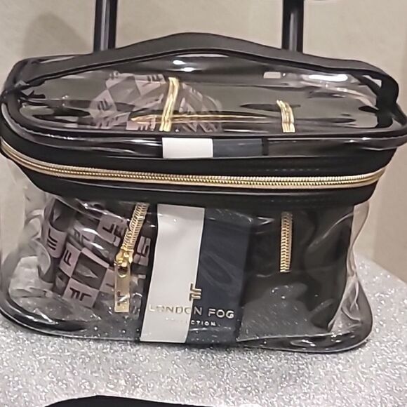 London Fog 3-Piece Nested Cosmetic Travel Bags - Picture 4 of 11